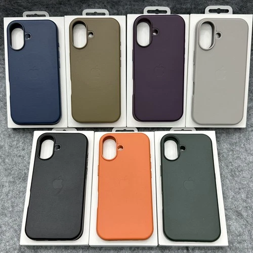 s-l500-214 For iPhone 17 (6.3) Original Leather Case Magnetic Phone Case Magsafe Cover - Image 1