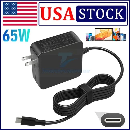 s-l500-229 USB-C Type C Charger for Laptop Chromebook Tablet Phone 65w Universal Charge - Image 1