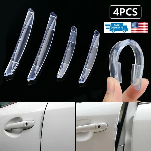 s-l500-261 4x Clear Car Door Edge Scratch Anti-collision Protector Guard Strip Accessories - Image 1