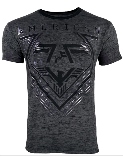 s-l500-264 AMERICAN FIGHTER Men's T-shirt PERKINS Black Athletic XS-4XL - Image 1