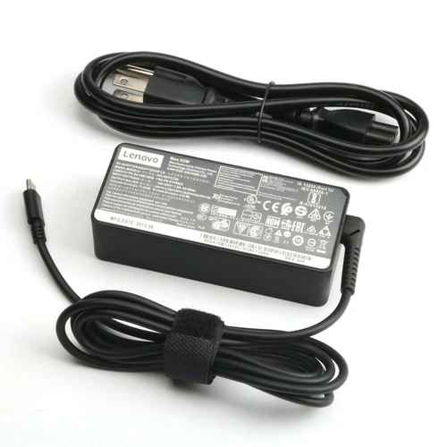 s-l500-266 NEW Genuine Lenovo 65W ADLX65YLC3A USB-C Type-C Laptop Charger AC Power Adapter - Image 1