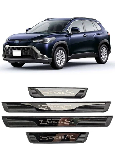 s-l500-267 Car Accessories Door Sill Protector Scuff Plate For 2026 Toyota Corolla Cross - Image 1