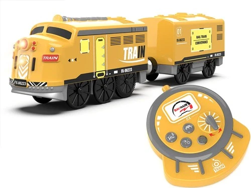 s-l500-288 Motorized Train for Kids, Remote Control Locomotive Train Toy for Wooden Trac... - Image 1