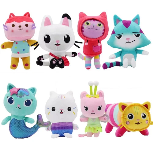 s-l500-398 Gabby's Dollhouse Plush Toy Kid's Birthday Gift NEW 8pcs, 10 - Image 1