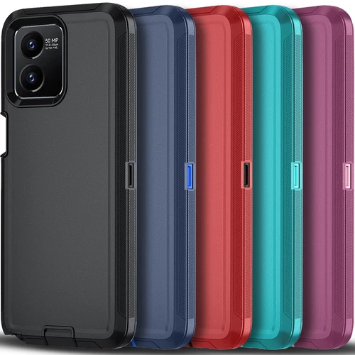 s-l500-411 For Motorola Moto G Play 2024 Case /2023 Phone Cover Shockproof + Tempered Glass - Image 1