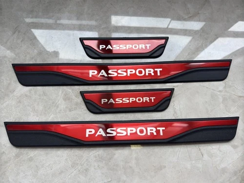 s-l500-436 For Honda Passport Accessories Car Door Sill Protector Scuff Plate Trim Strip X4 - Image 1