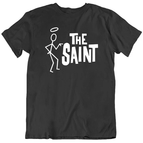 s-l500-462 The Saint Retro TV Show Fan T Shirt - Image 1