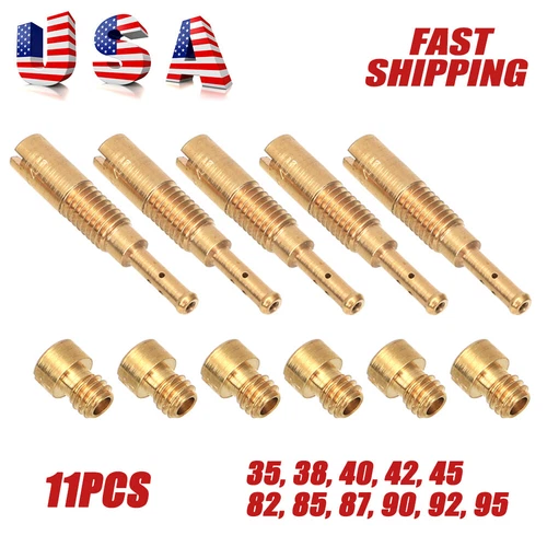 s-l500-71 For Kawasaki KLX 110 DRZ 110 STOCK Carb Pilot Jet Kit Larger Main Jet Kit US - Image 1